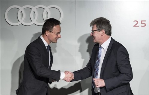 Új K+F központtal bővül az Audi győri üzeme